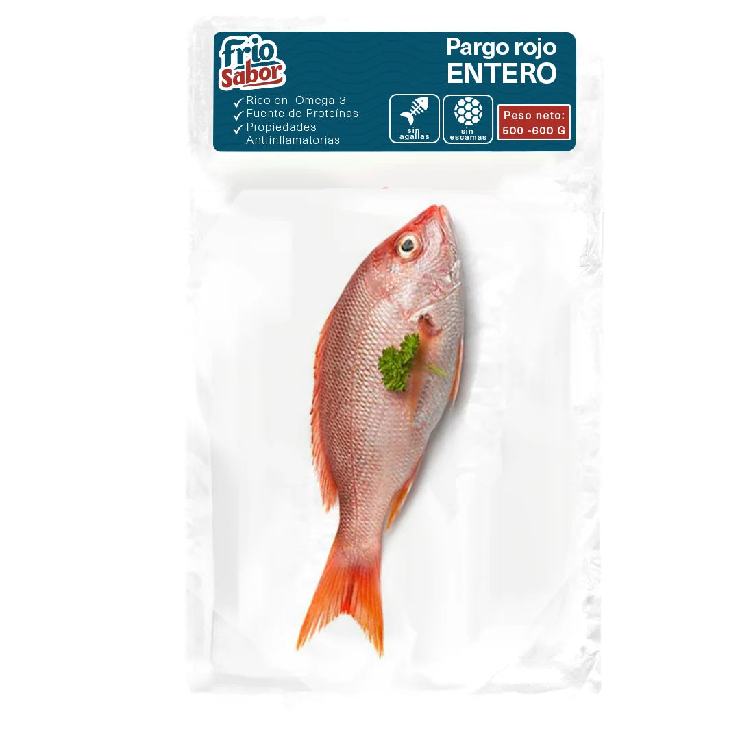 Pargo Rojo Mediano Entero